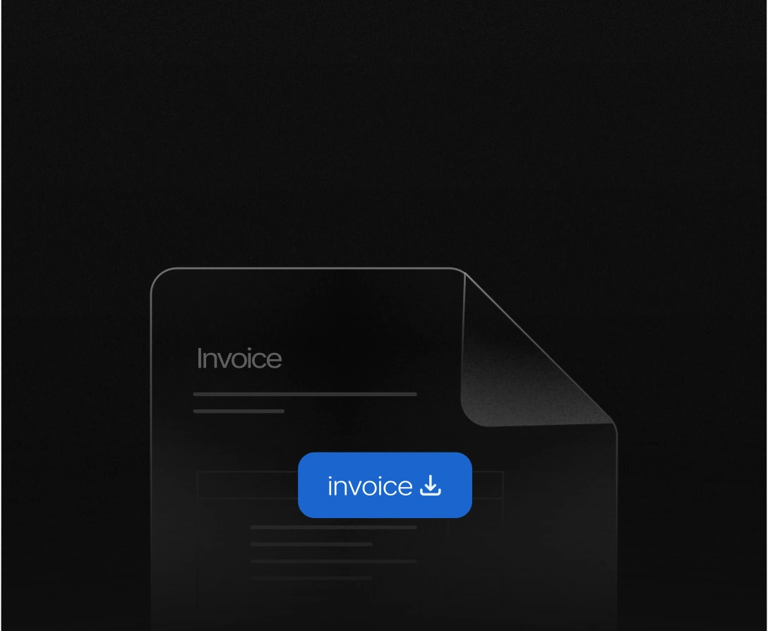 Effortless Invoice Handling feature background